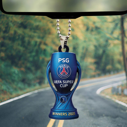 Paris Saint-Germain Custom Shape 1-sided Acrylic Car Ornament