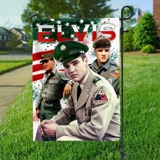 Elvis Presley Garden Flag