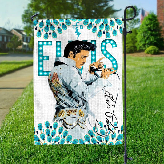 Elvis Presley Garden Flag 1