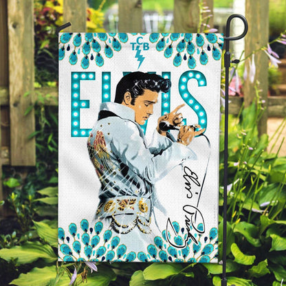 Elvis Presley Garden Flag 1