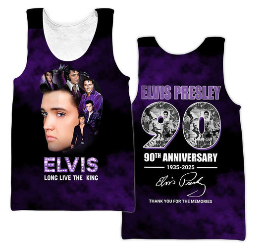 Elvis Presley Limited Edition Y-Back Muscle 3D Tank Top