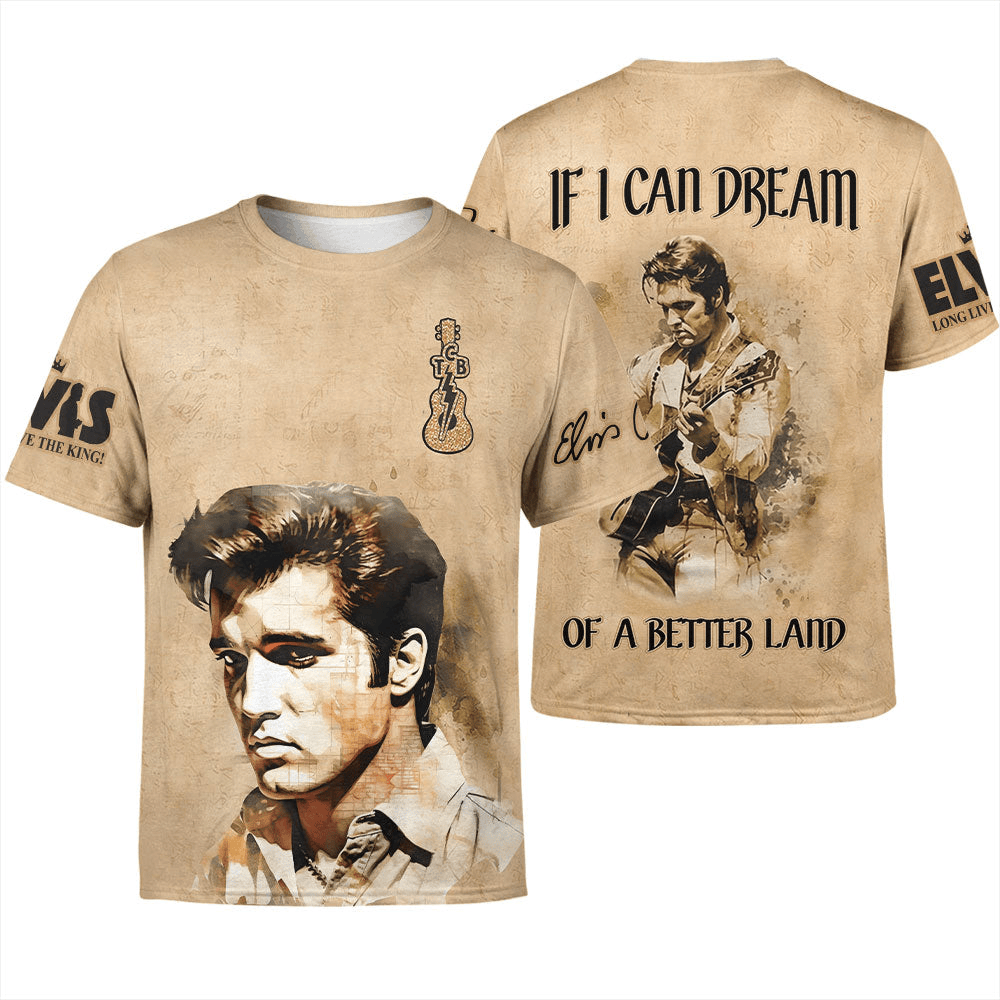 Elvis Presley 1 Limited Edition 3D Apparels Full Shirt