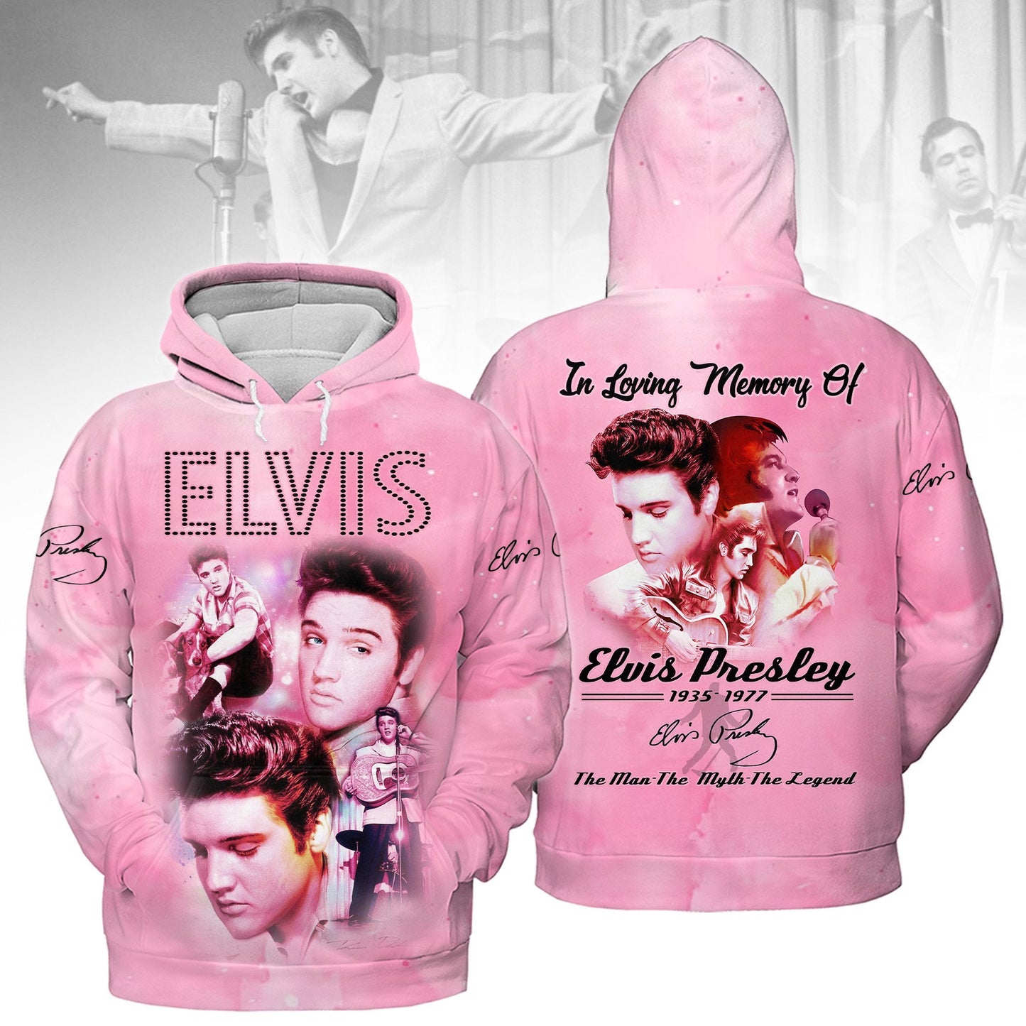 Elvis Presley Pnk Limited Edition 3D Apparels Full Shirt