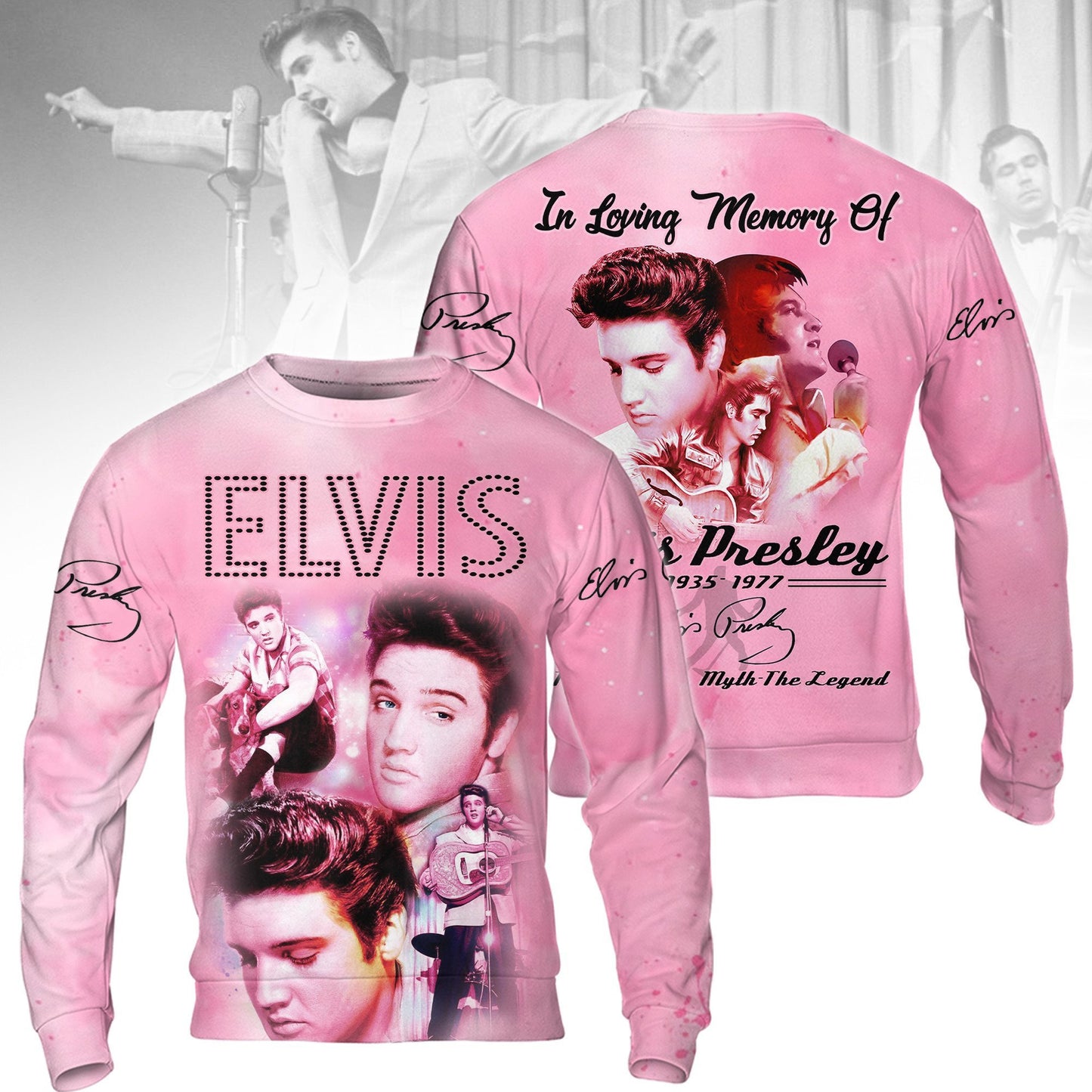 Elvis Presley Pnk Limited Edition 3D Apparels Full Shirt