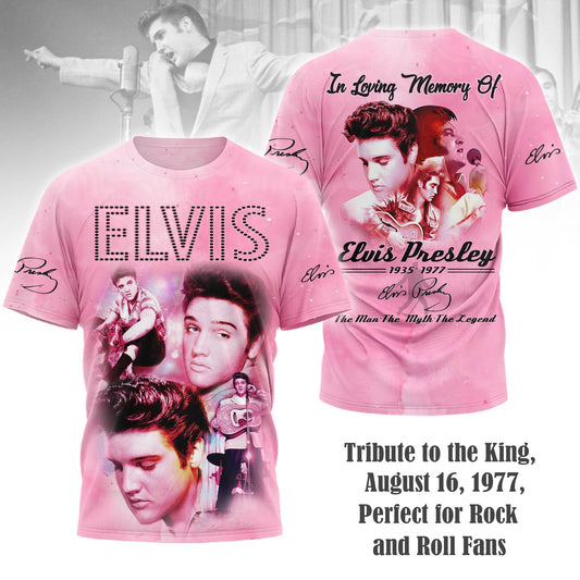 Elvis Presley Pnk Limited Edition 3D Apparels Full Shirt