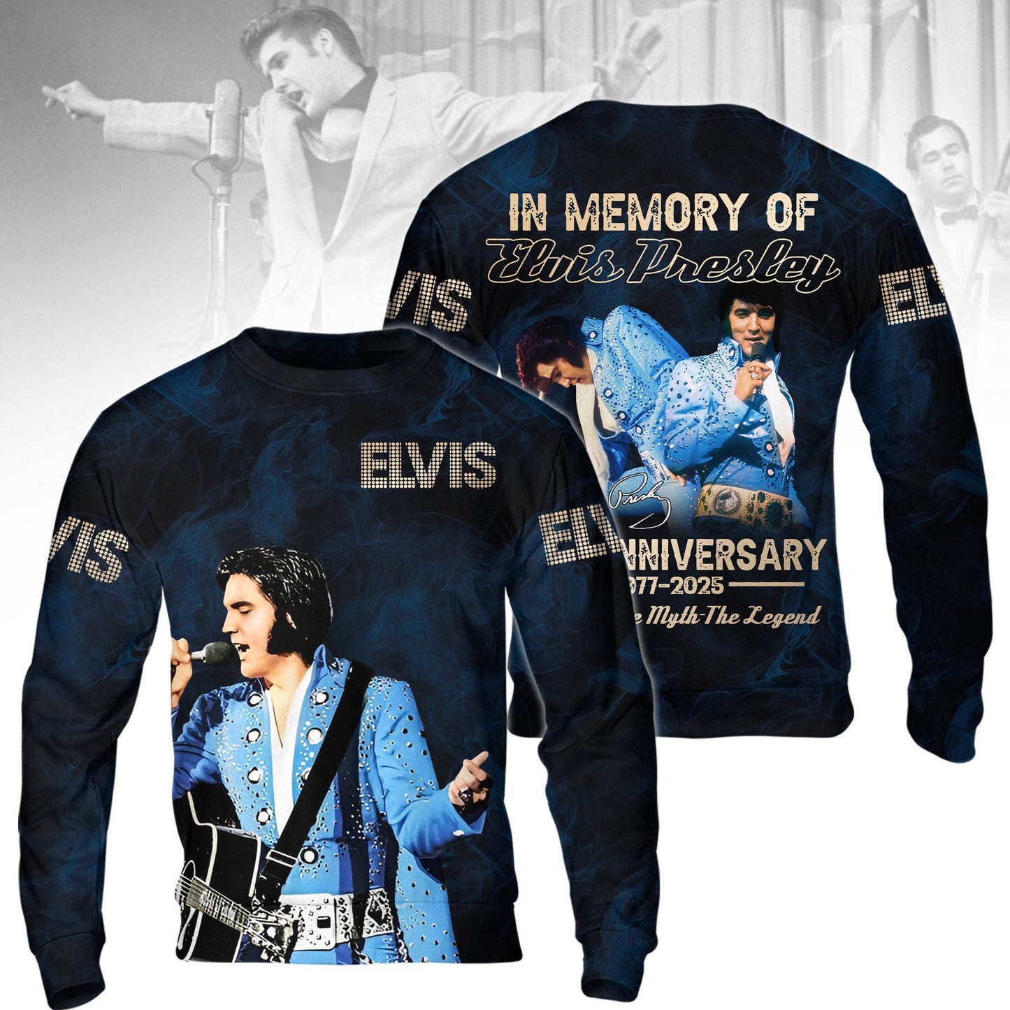 Elvis Presley Memory Limited Edition 3D Apparels Full Shirt