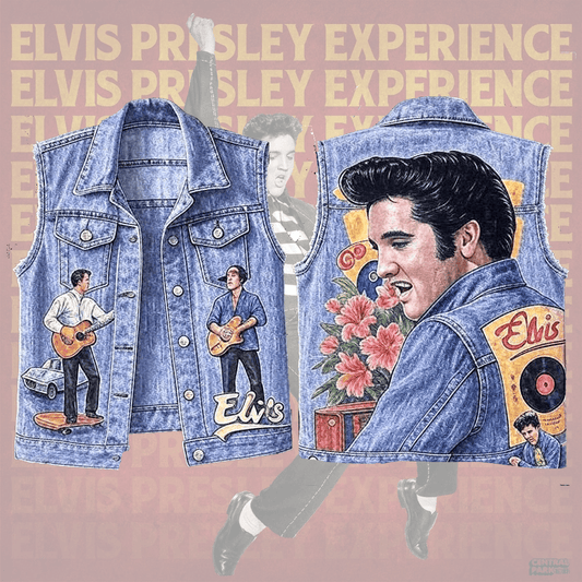Elvis Presley Limited Lightweight Sleeveless Denim Shirt