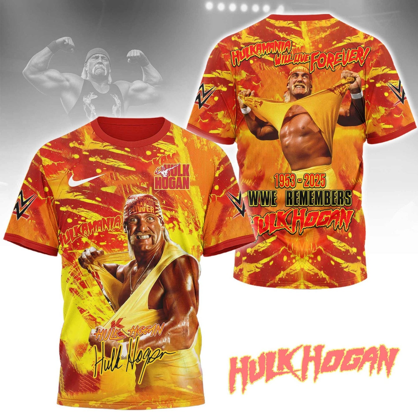 Hulk Hogan 3D Apparel Full Style