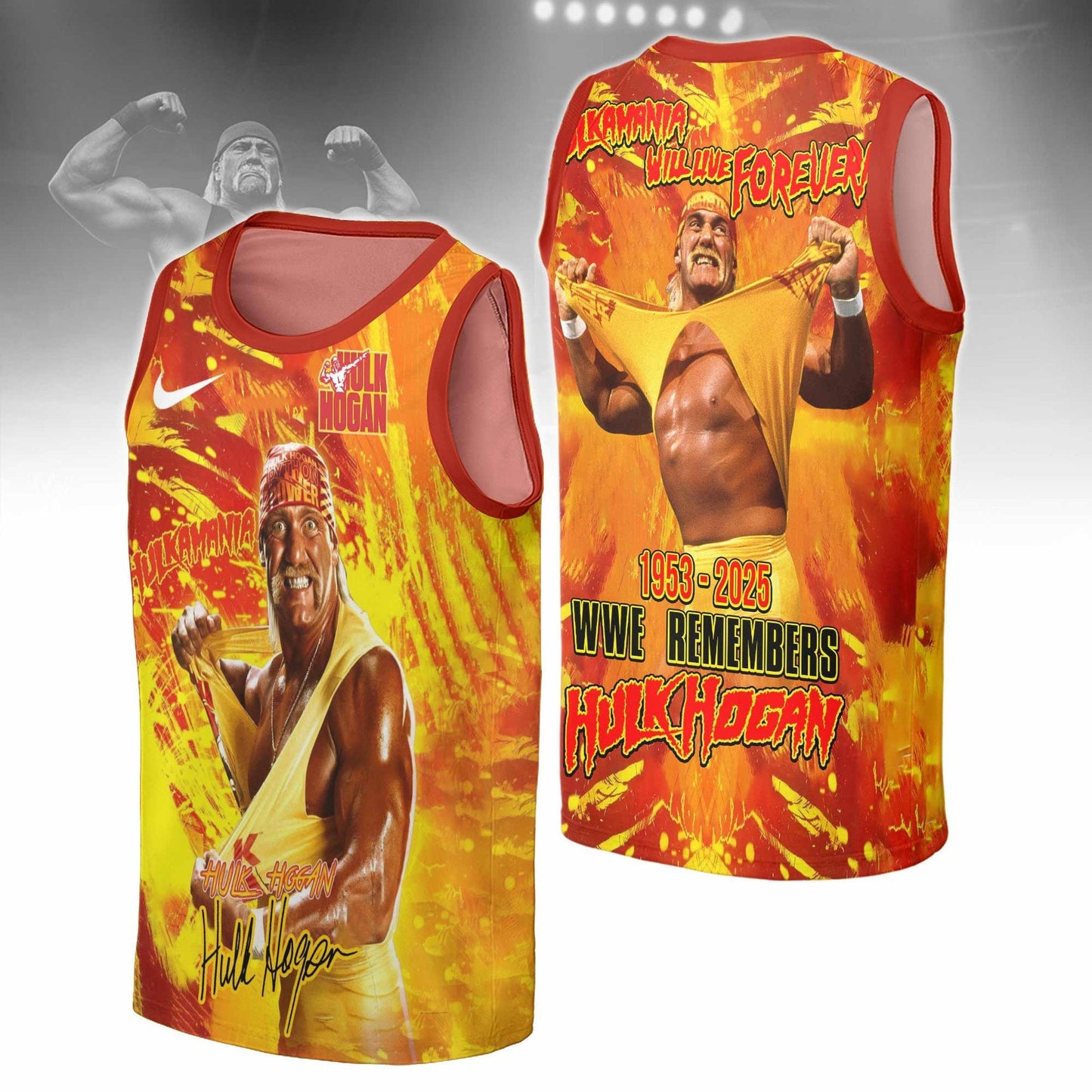 Hulk Hogan Y-Back Muscle 3D Tank Top