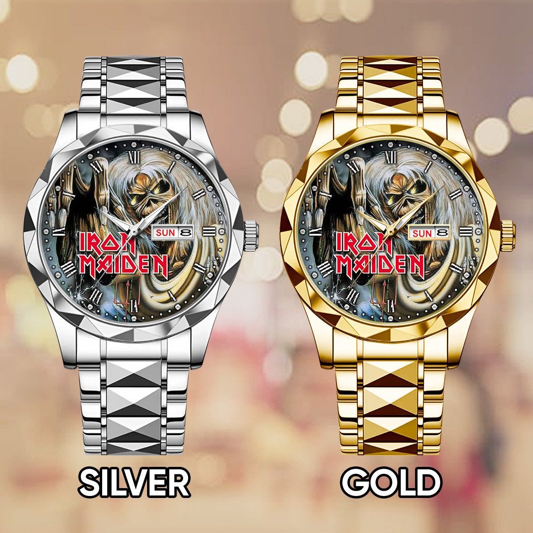Iron Maiden Diamond Alloy Luxury Quartz Watch