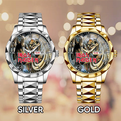 Iron Maiden Diamond Alloy Luxury Quartz Watch