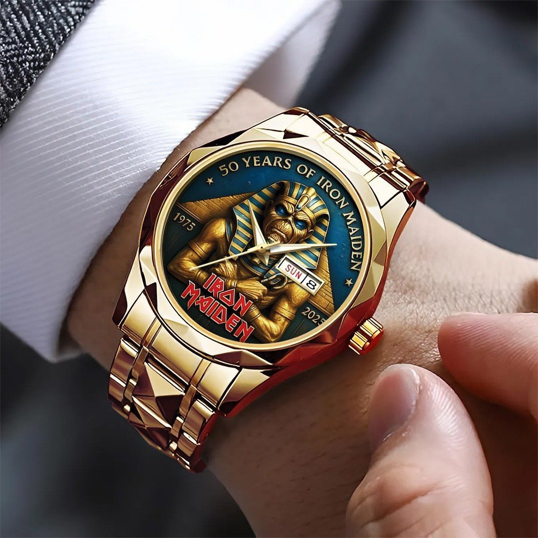 Iron Maiden 2 Diamond Alloy Luxury Quartz Watch