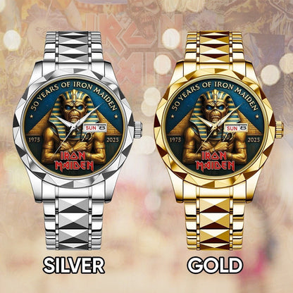 Iron Maiden 2 Diamond Alloy Luxury Quartz Watch