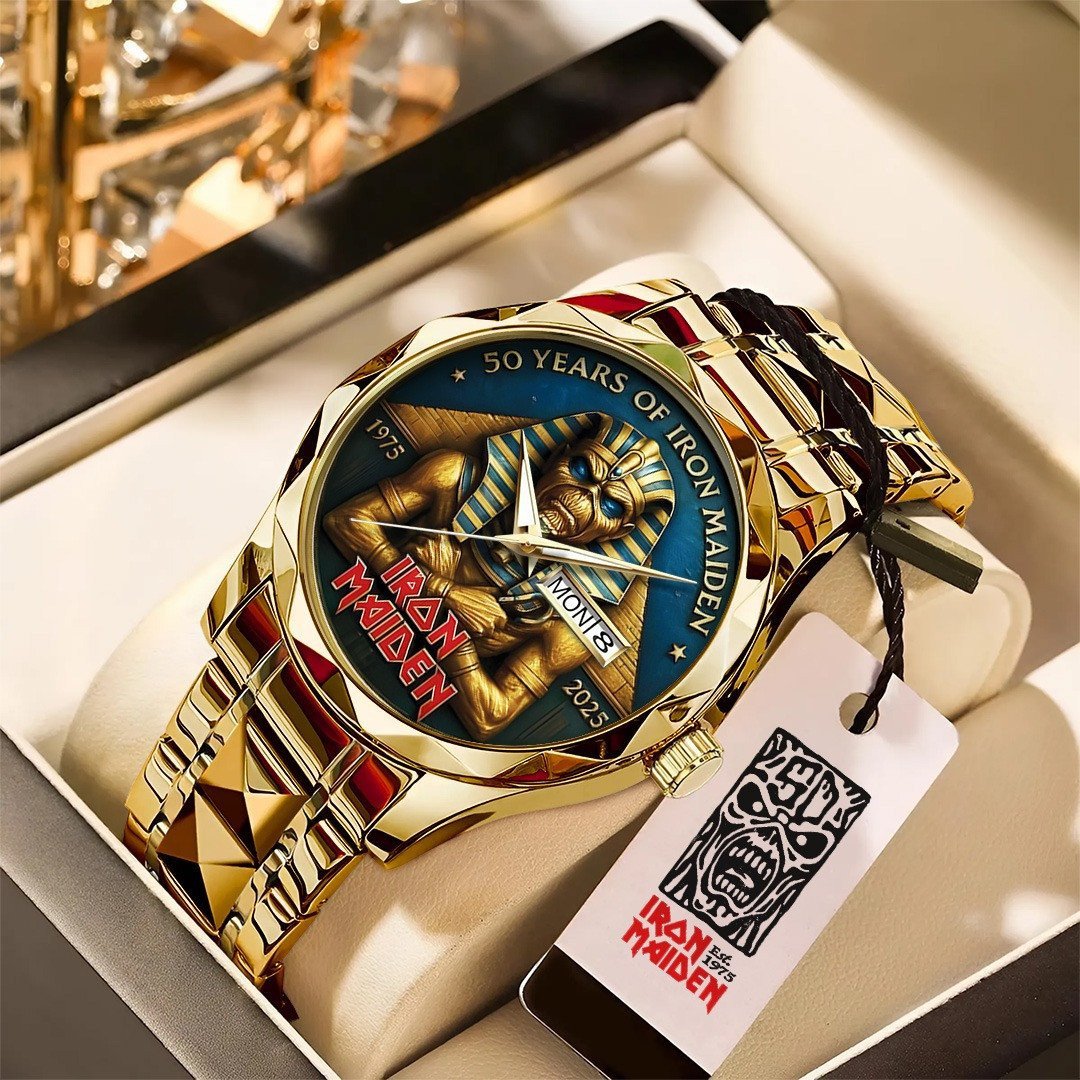 Iron Maiden 2 Diamond Alloy Luxury Quartz Watch