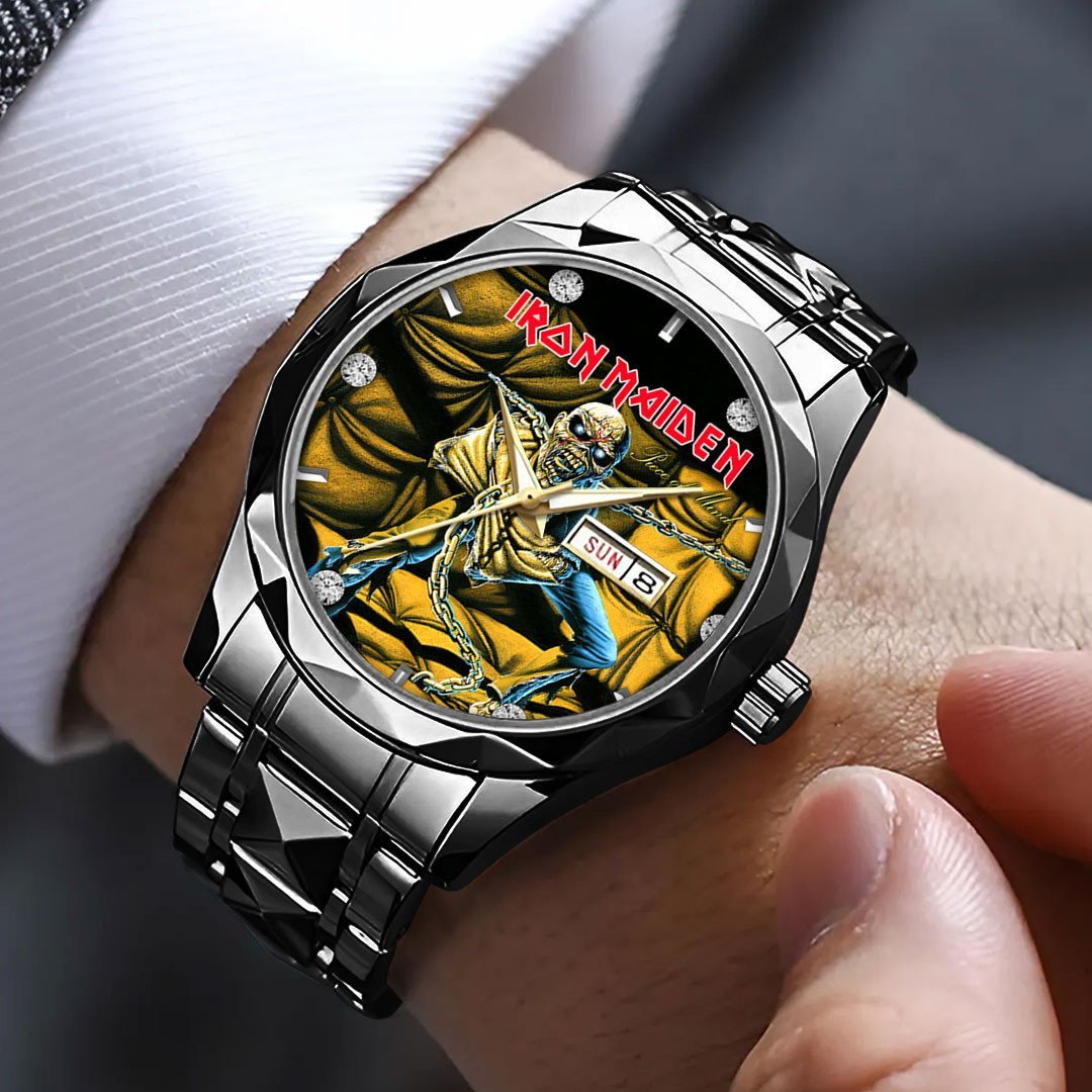 Iron Maiden 4 Diamond Alloy Luxury Quartz Watch