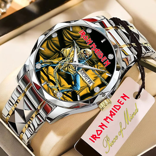 Iron Maiden 4 Diamond Alloy Luxury Quartz Watch