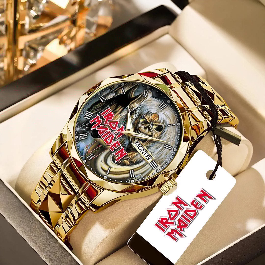 Iron Maiden Diamond Alloy Luxury Quartz Watch