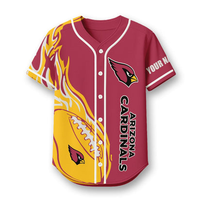 Arizona Cardinals X Native American PREMIUM 3D Apparel Baseball Jersey