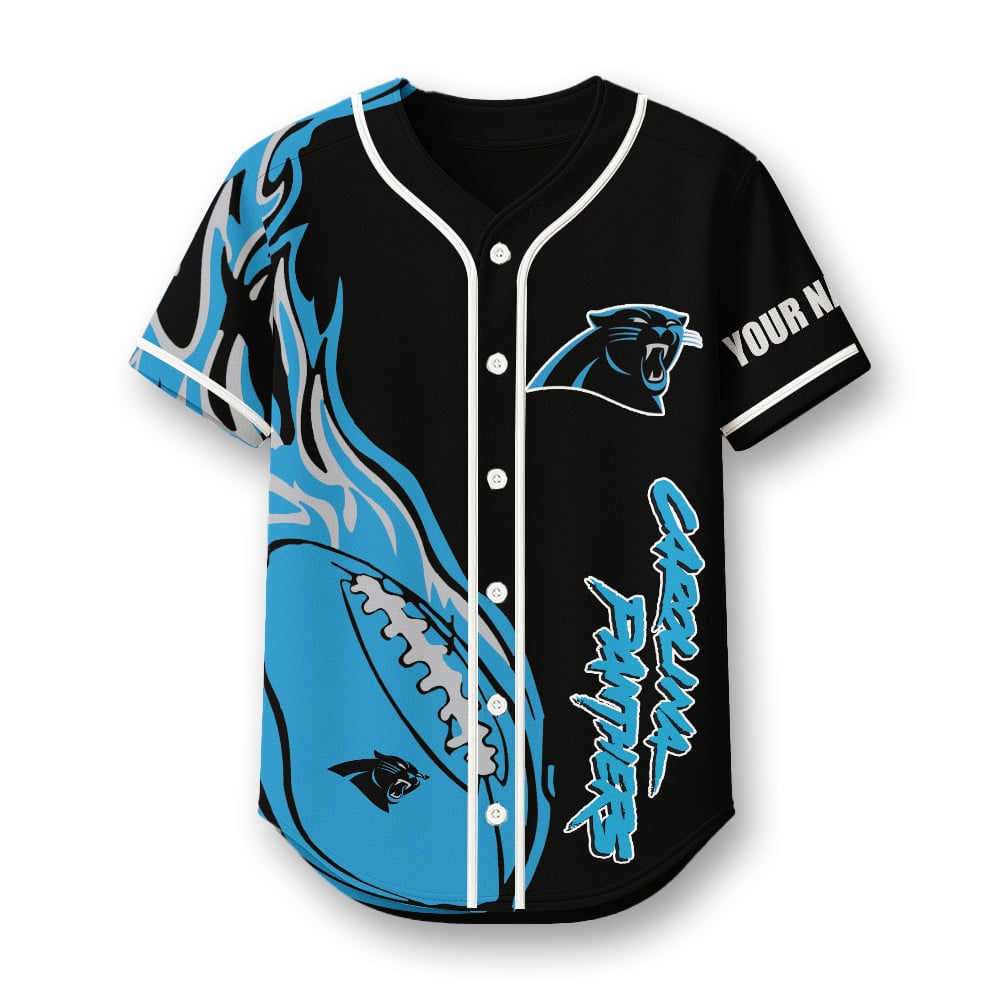Carolina Panthers X Native American PREMIUM 3D Apparel Baseball Jersey Custom Name