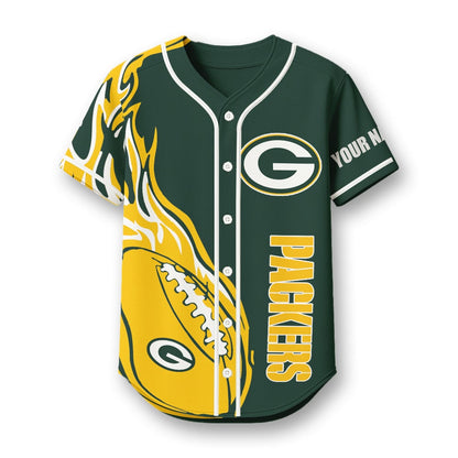 Green Packers X Native American PREMIUM 3D Apparel Baseball Jersey Custom Name