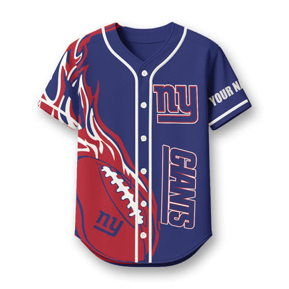 New York Giants X Native American PREMIUM 3D Apparel Baseball Jersey Custom Name