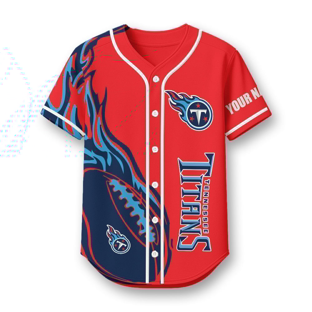 Tennessee Titans X Native American PREMIUM 3D Apparel Baseball Jersey Custom Name