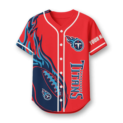 Tennessee Titans X Native American PREMIUM 3D Apparel Baseball Jersey Custom Name