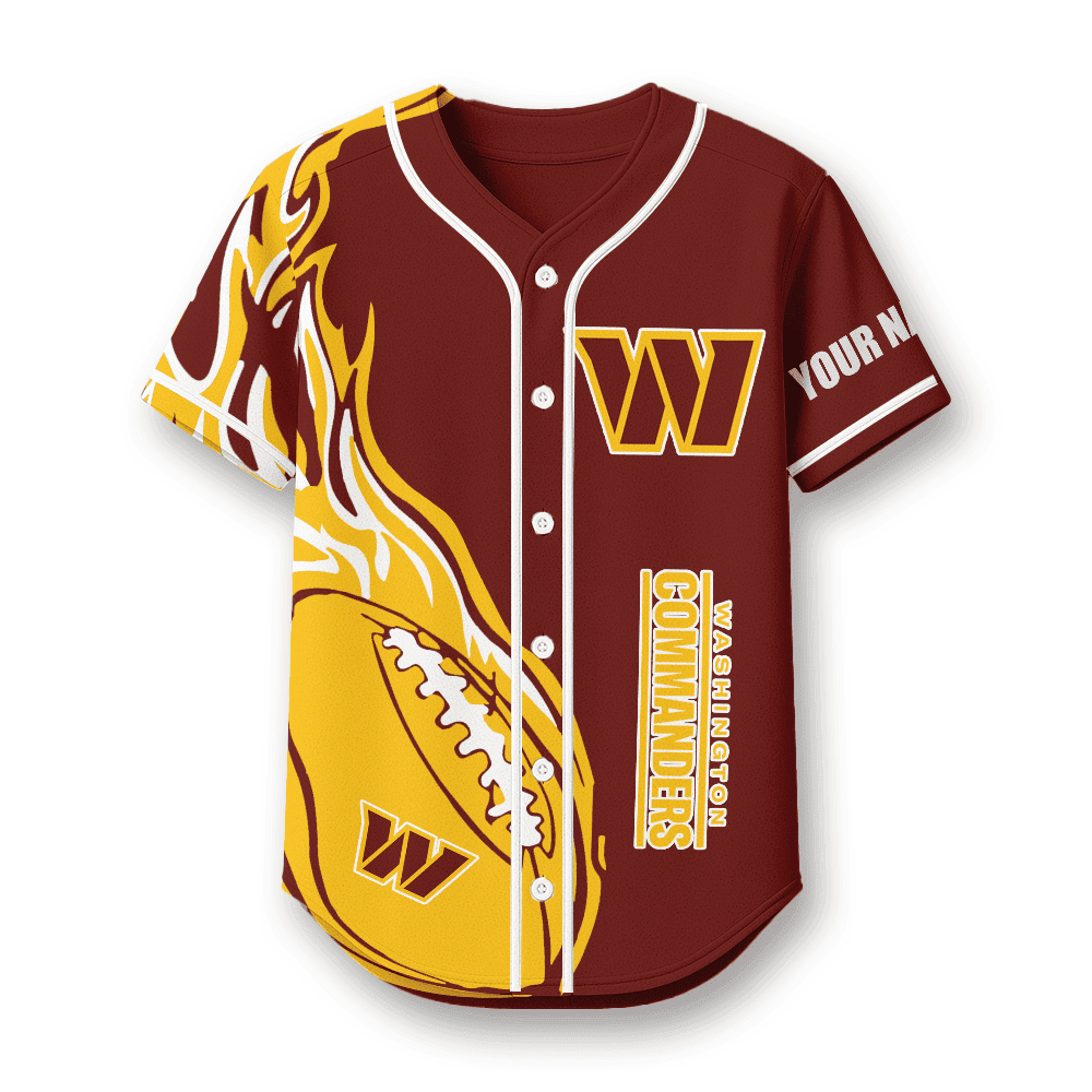 Washington Commanders X Native American PREMIUM 3D Apparel Baseball Jersey Custom Name