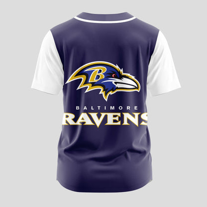 Baltimore Ravens | Classic PREMIUM 3D Apparel Baseball Jersey Custom Name Number