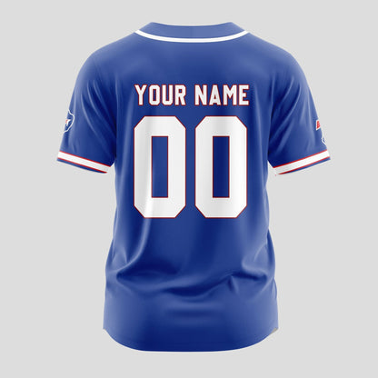Buffalo Bills | Classic PREMIUM 3D Apparel Baseball Jersey Custom Name Number