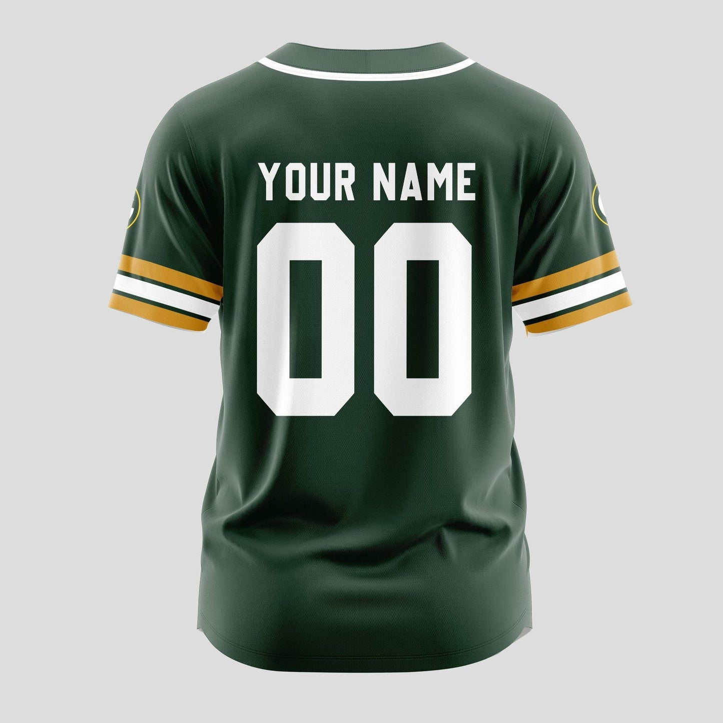 Green Bay Packers | Classic PREMIUM 3D Apparel Baseball Jersey Custom Name Number