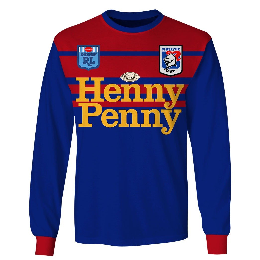 Newcastle Knights 1988 ARL/NRL Retro Heritage Classic Jersey Full Custom Name Number