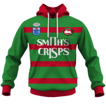 1989 South Sydney Rabbitohs Retro Jersey Full Custom Name Number