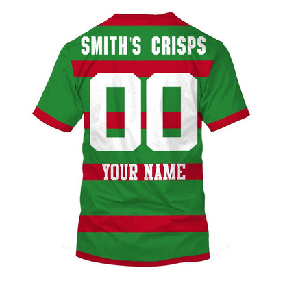 1989 South Sydney Rabbitohs Retro Jersey Full Custom Name Number