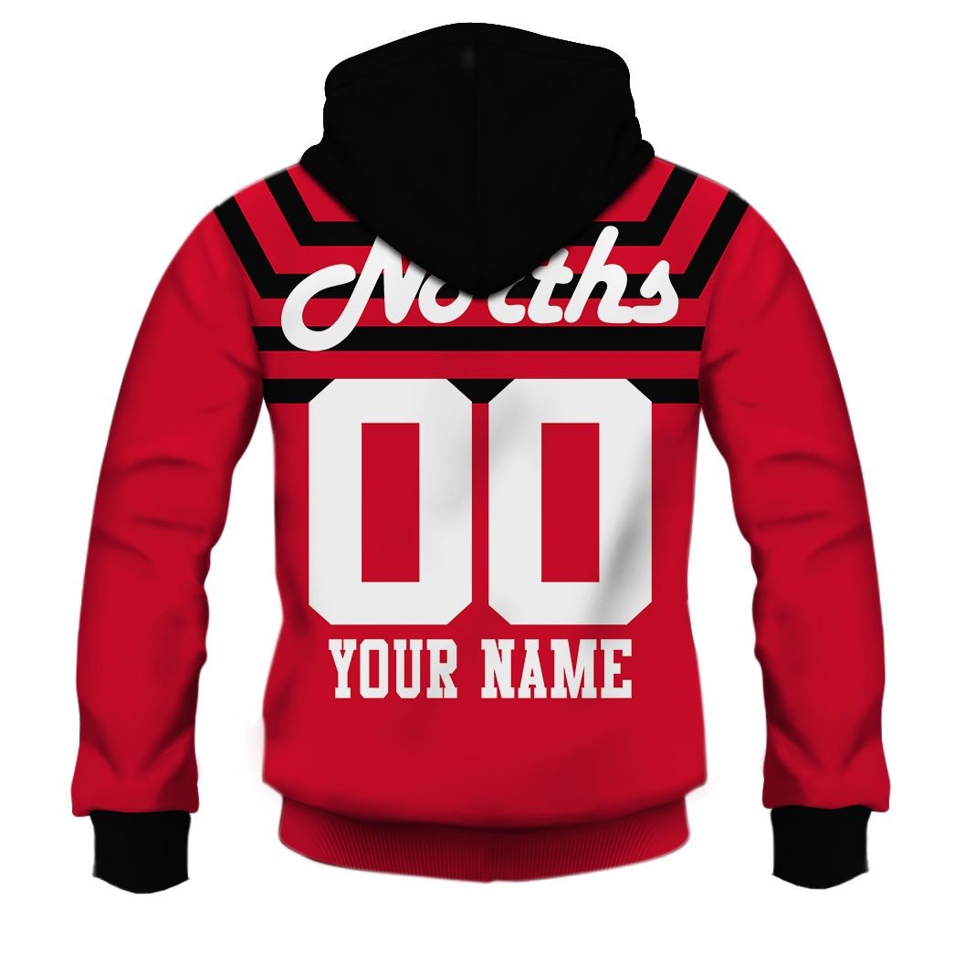 North Sydney Bears 1991 ARL/NRL Vintage Retro Jersey Full Custom Name Number
