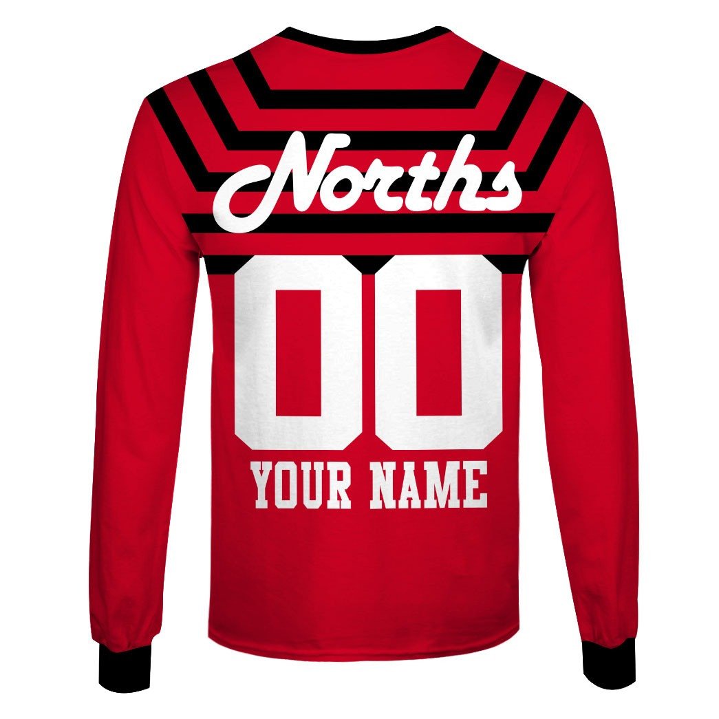North Sydney Bears 1991 ARL/NRL Vintage Retro Jersey Full Custom Name Number