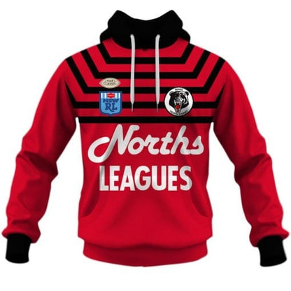 North Sydney Bears 1991 ARL/NRL Vintage Retro Jersey Full Custom Name Number