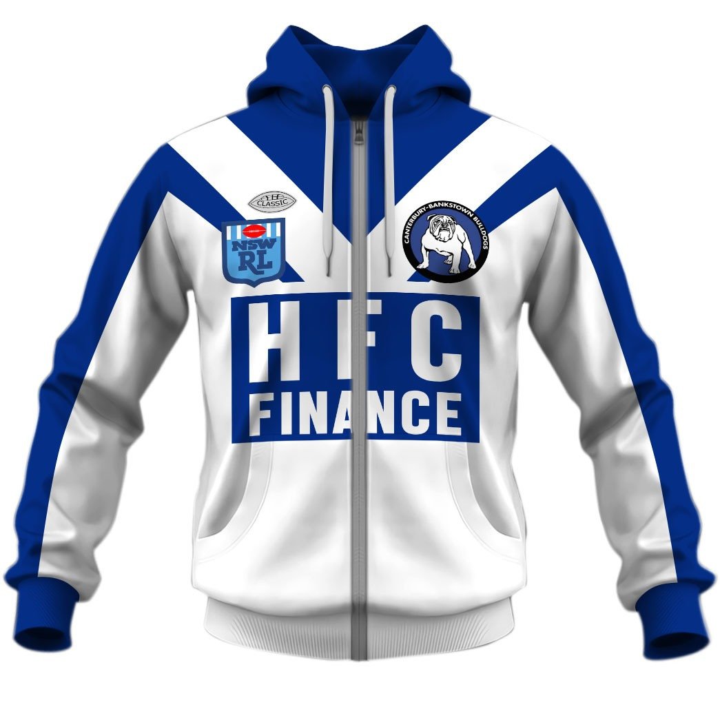 Canterbury Bankstown Bulldogs HFC 1985 ARL/NRL Retro Heritage Jersey Full Custom Name Number