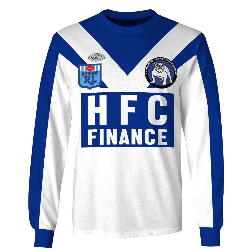 Canterbury Bankstown Bulldogs HFC 1985 ARL/NRL Retro Heritage Jersey Full Custom Name Number
