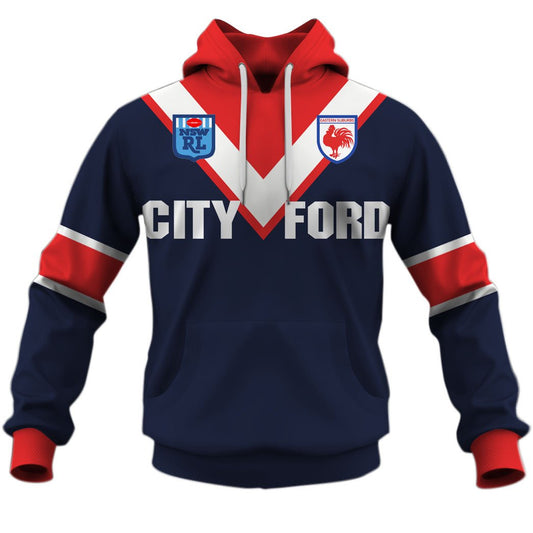 Sydney Rooster NRL 1980s Home Jersey Full Custom Name Number