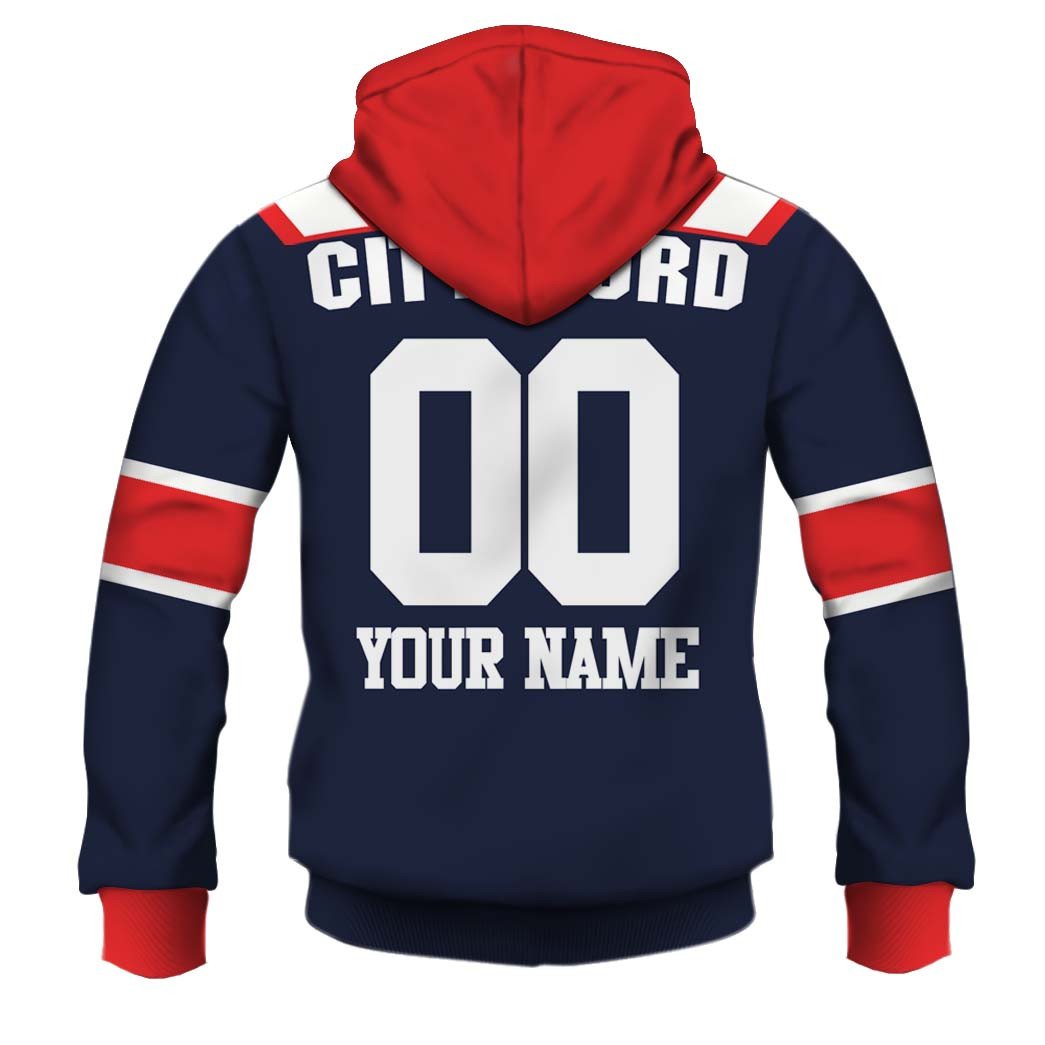 Sydney Rooster NRL 1980s Home Jersey Full Custom Name Number