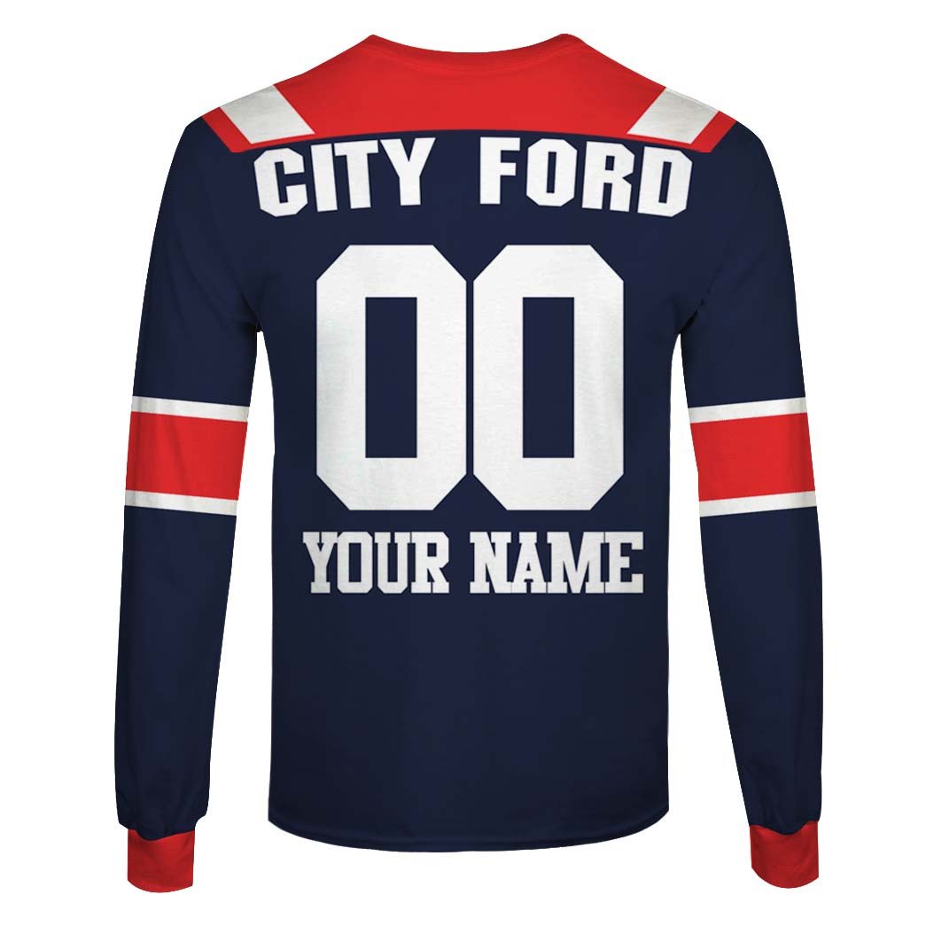 Sydney Rooster NRL 1980s Home Jersey Full Custom Name Number