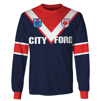 Sydney Rooster NRL 1980s Home Jersey Full Custom Name Number