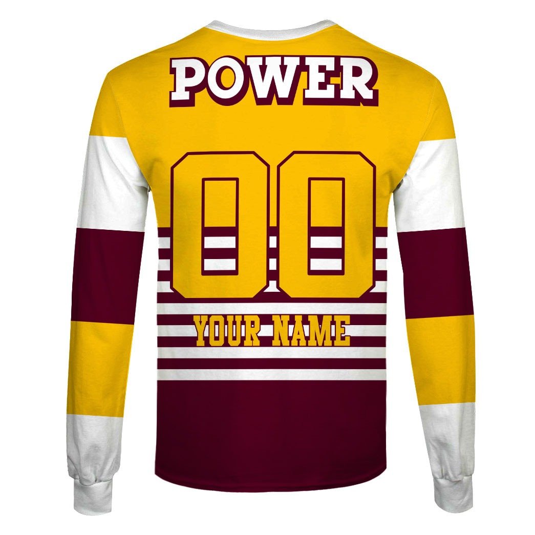 Brisbane Broncos 1988 ARL/NRL Vintage Retro Heritage Jersey Full Custom Name Number