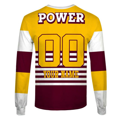 Brisbane Broncos 1988 ARL/NRL Vintage Retro Heritage Jersey Full Custom Name Number