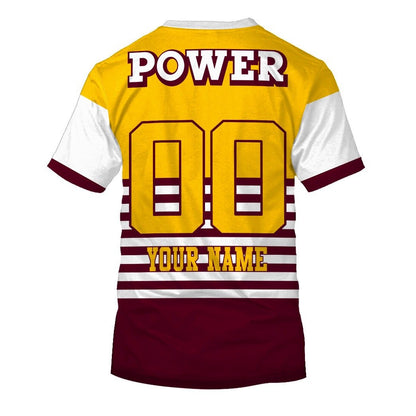 Brisbane Broncos 1988 ARL/NRL Vintage Retro Heritage Jersey Full Custom Name Number
