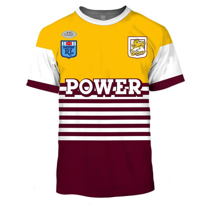Brisbane Broncos 1988 ARL/NRL Vintage Retro Heritage Jersey Full Custom Name Number