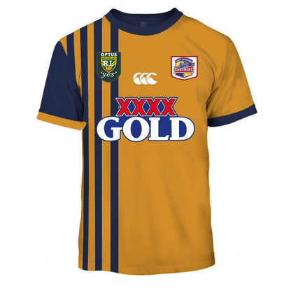 South Queensland Crushers 1995 Retro Rugby League Jersey Full Custom Name Number