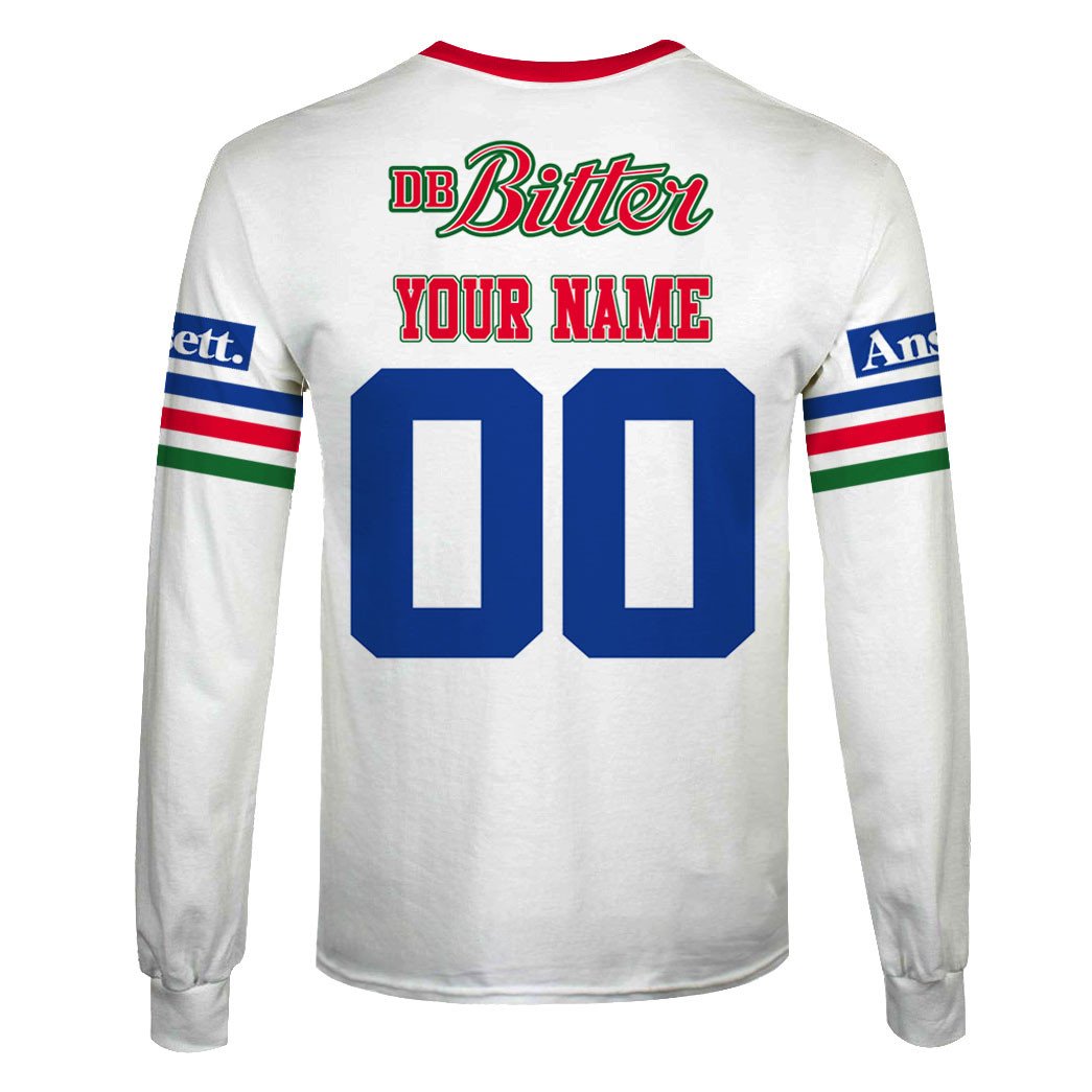 1995 Auckland New Zealand Warriors Rugby League Away Jersey Full Custom Name Number