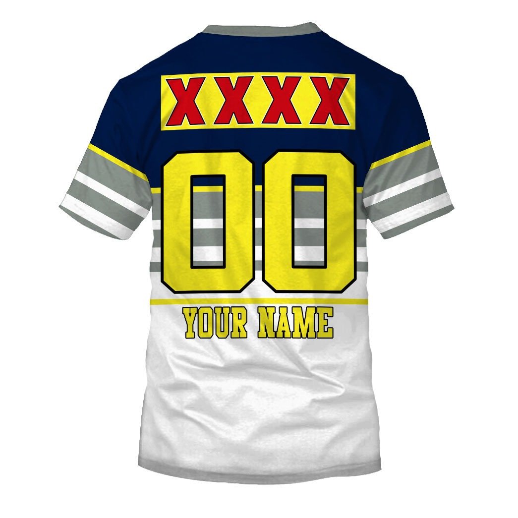 North Queensland Cowboys 1995 ARL/NRL Vintage Retro Heritage Jersey Full Custom Name Number
